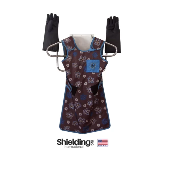820-Combination-Apron-Glove-Holder 820 - Modelo Apron & Glove Holder - Perchero de pared combinado para guantes y mandiles